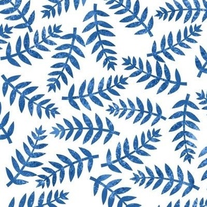 Tropical Blue Leaves Small