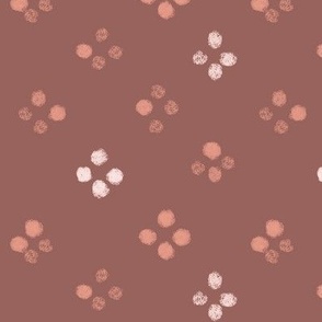 Blender - Christmas dots pink coordinate
