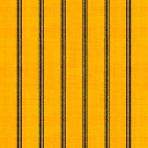 Badger House Stripes Yellow and Black