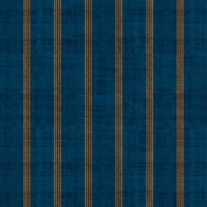 Raven House Stripes Blue and Bronze book version