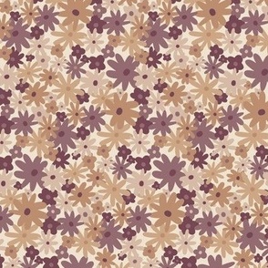ditsy floral - mulberry