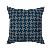 Raven House Houndstooth Blue and Silver movie version 