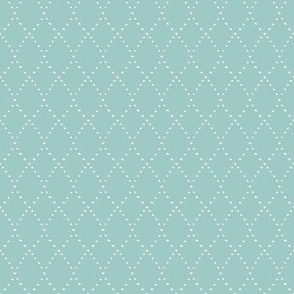 Diamond dot blender print - sky blue