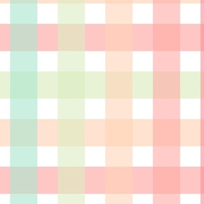 Checkers in Soft Pastel Colors