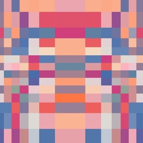 Colorblock Geometric Pattern
