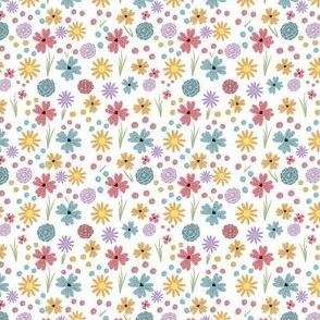 Tossed Spring Rainbow Floral (mini)