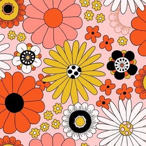 Groovy Mixed Florals (Large)