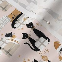 mod french black cat christmas-blush 4in 