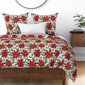 Wonderland Poinsettia - red flowers 24in 150