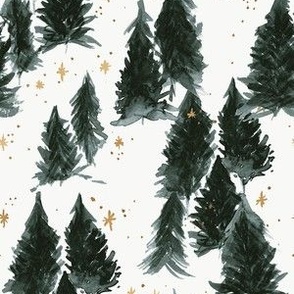 forest fur trees -  6in