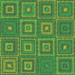 Granny Squares Petal Solid Colors Green