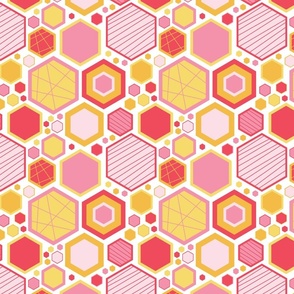 Hip Hexagons (Cheerful)