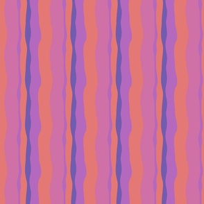 Waves - Cellular (Coral 1) - sherbet palette
