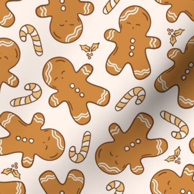 Golden Christmas Gingerbread - Medium Scale