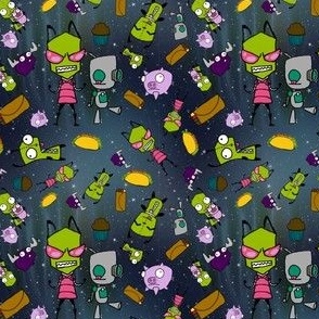 Invader Zim Seamless