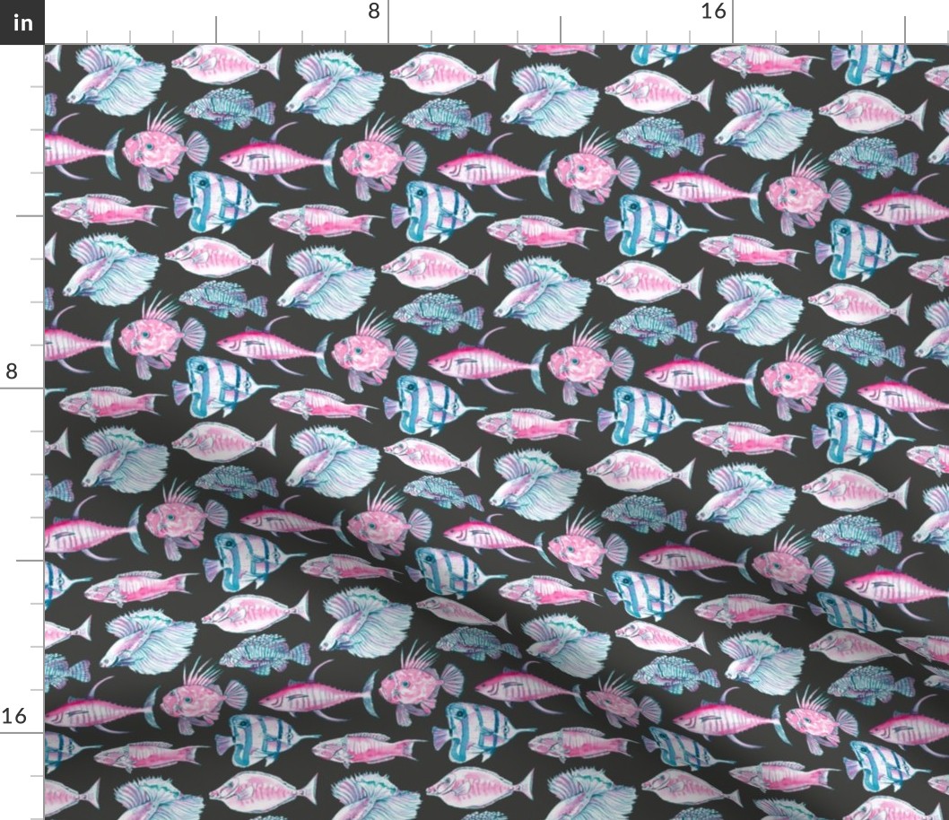 Fish Pattern Dark