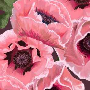 F141 Poppies-Pink-32cm rpt-jamie-kalvestran 