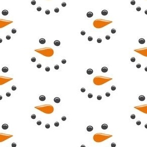 Snowman Smiles - Cute Snowman Faces - LAD22