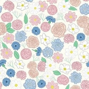 Ditsy Floral - Ivory