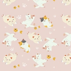 happy kawaii neko