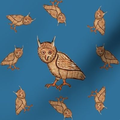 Minerva's Owls Blue