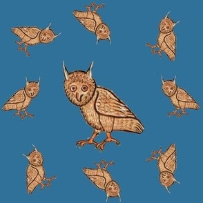 Minerva's Owls Blue