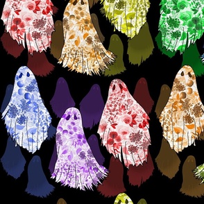 Ghosts in Rainbow Victorian Dark Lace 