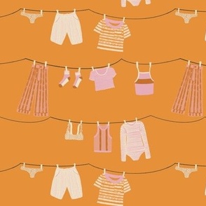 Clothes Line - Orange - Medium