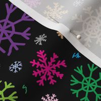 Snowflakes colors