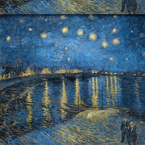 Starry Night over the Rhone (21"x16") soft colors