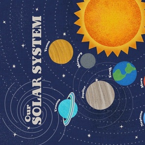 Solar System Wall Hanging and Tea Towel