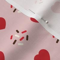 Red Hearts and Sprinkles