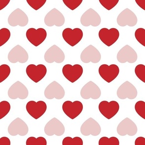 Red and Pink Hearts