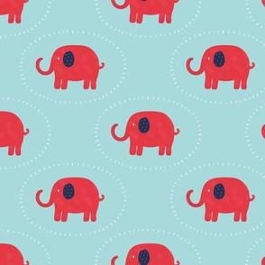 Red elephant