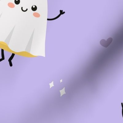 Cute Halloween ghosts
