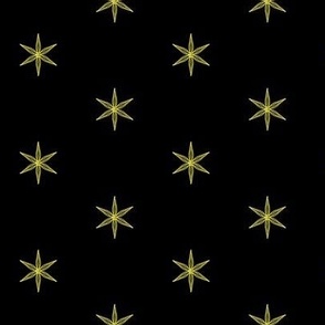 Little Golden Star Twinklers on Black