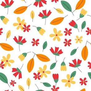 Autumn leaves pattern 03