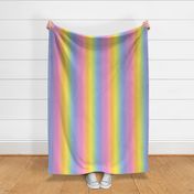 Vertical Pastel Rainbow 12-inch repeat
