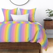 Vertical Pastel Rainbow 12-inch repeat
