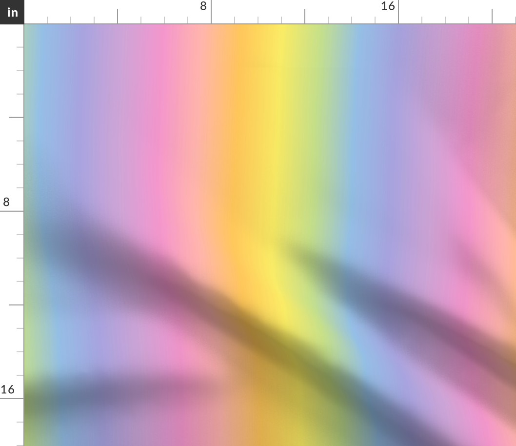 Vertical Pastel Rainbow 12-inch repeat