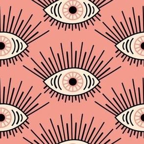 Enchanted - Magic Eye - Evil Eyes - Pink - LARGE