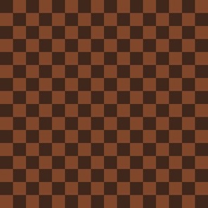 1/2” Cocoa and Pecan Checkers by Brittanylane
