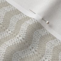 Crochet Ripple - light gray