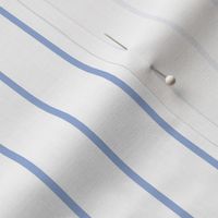 Narrow sky blue stripes on white - vertical - 1/8 inch sky blue stripe on white, 1 inch repeat.