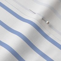 Narrow sky blue stripes on white - vertical - 1/4 inch sky blue stripe on white, 1 inch repeat