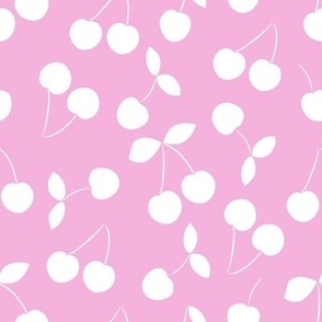 White cherries on pink 2 (large)