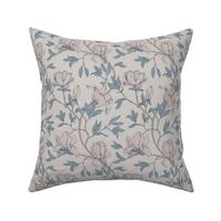 Magnolia - small - Greige and dove blue