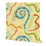 Snake and Ladders soft yellow