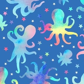 Octopus - blue - large