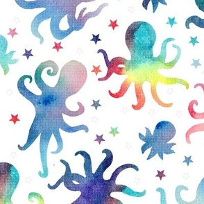 Octopus - white - large